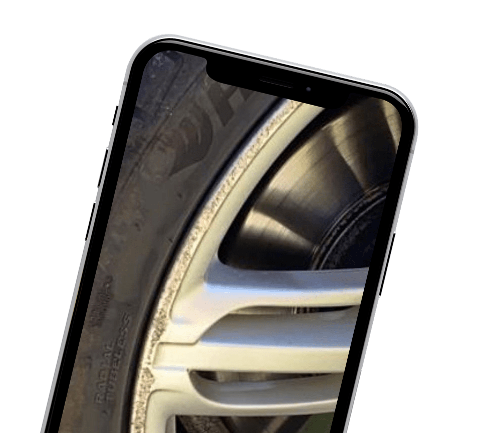 Send examples of your alloy wheel damage to Topgun